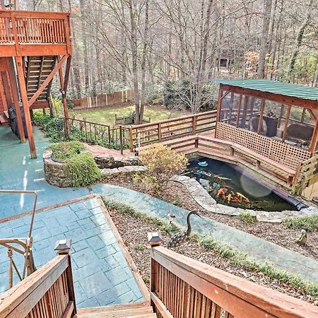 Asheville Mountain Getaway With Patio And Koi Pond! מראה חיצוני תמונה
