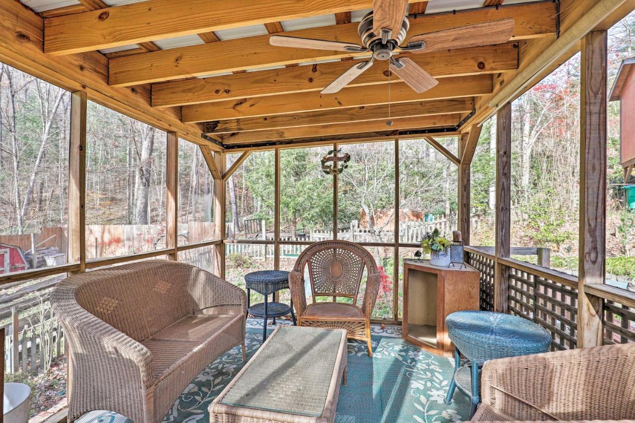 Asheville Mountain Getaway With Patio And Koi Pond! מראה חיצוני תמונה