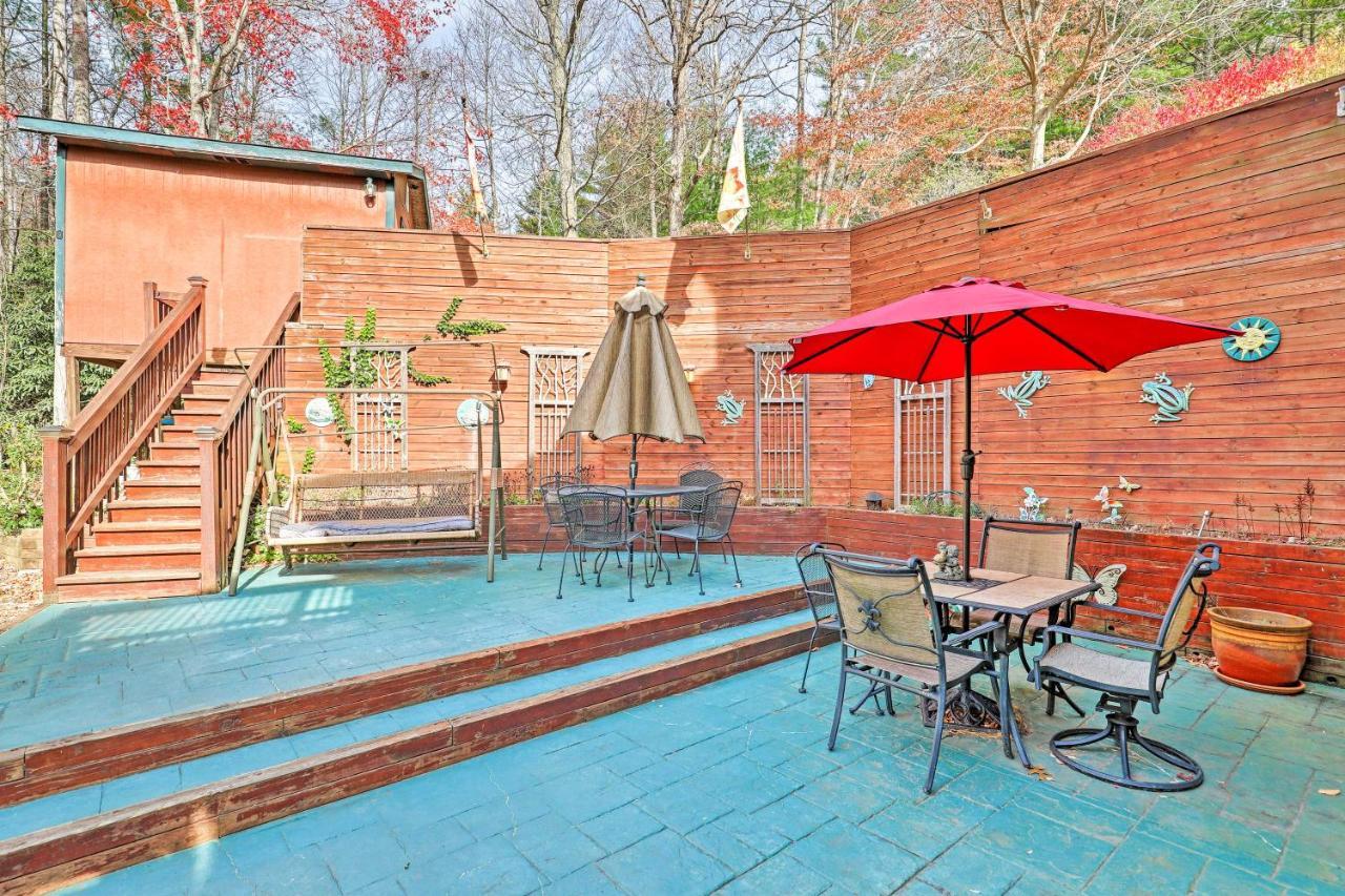 Asheville Mountain Getaway With Patio And Koi Pond! מראה חיצוני תמונה