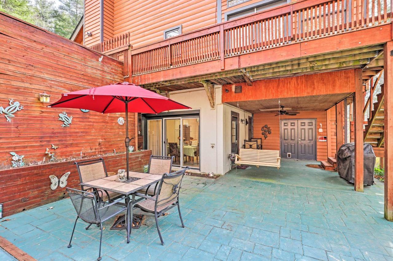 Asheville Mountain Getaway With Patio And Koi Pond! מראה חיצוני תמונה